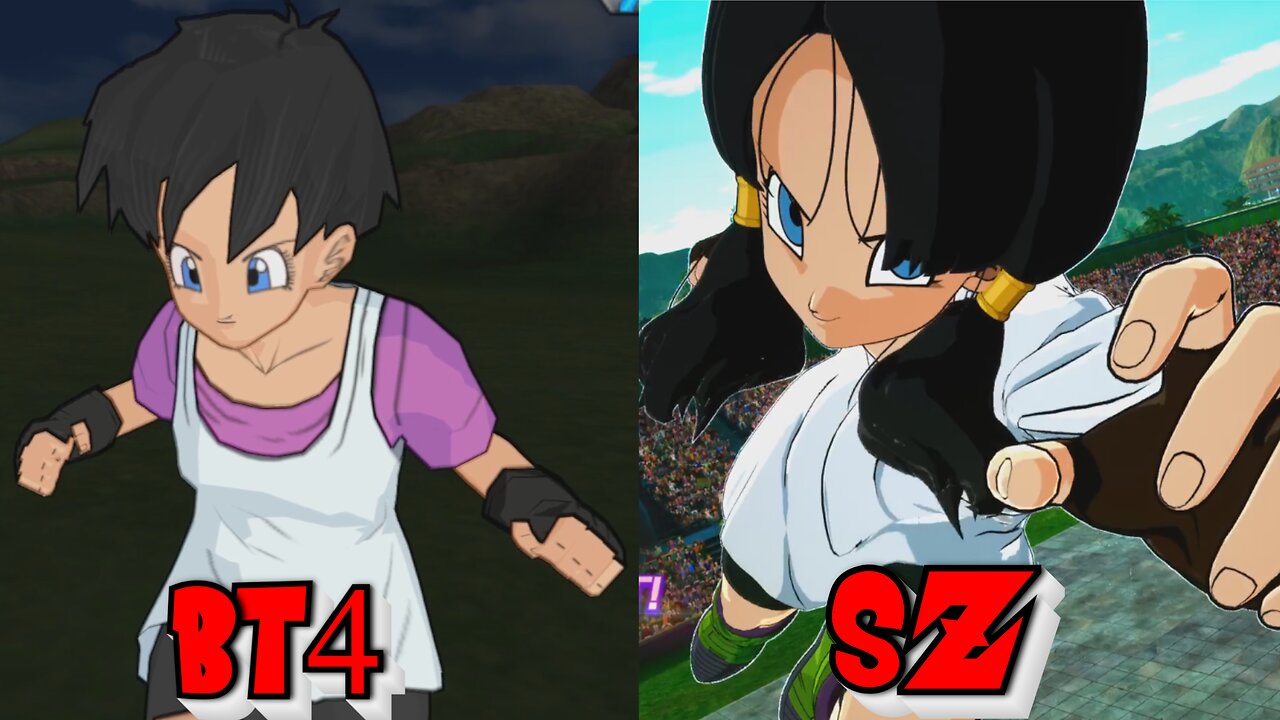 Videl - Dragon Ball Sparking Zero VS Budokai Tenkaichi 4