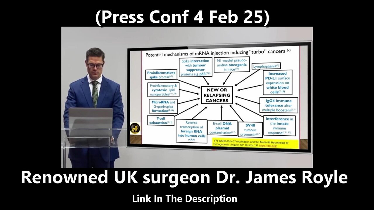 Renowned UK surgeon Dr. James Royle (Press Conf 4 Feb 25)