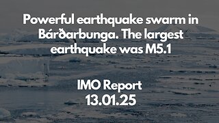 Earthquake swarm in Bárðarbunga 14.1.25