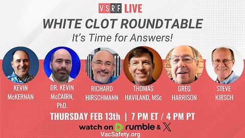 VSRF Live #164: White Clot Roundtable