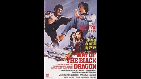 Cross kick Studio Films Way of the Black Dragon Ron Van Clief