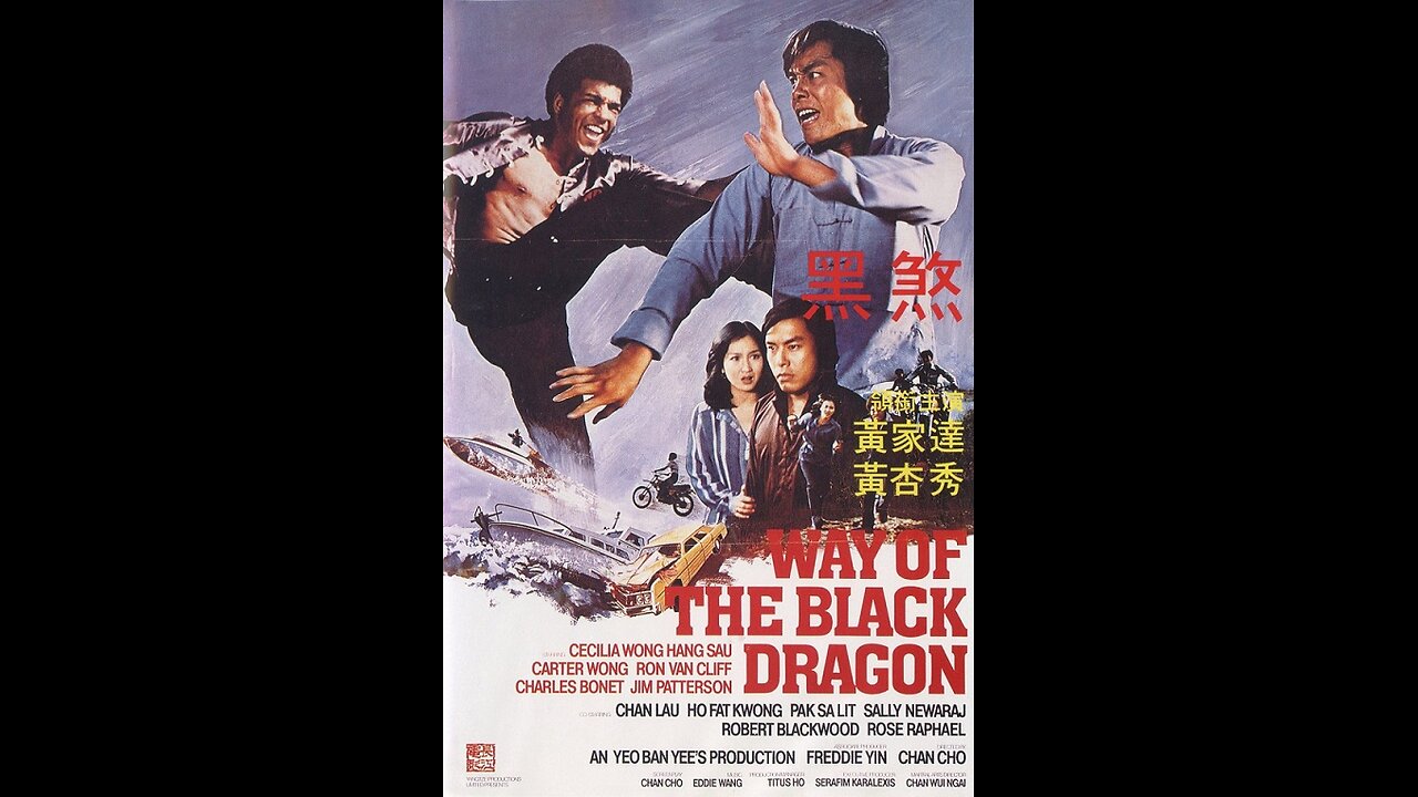 Cross kick Studio Films Way of the Black Dragon Ron Van Clief