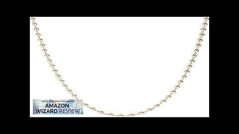 Annoushka Lattice Ball Chain 63cmsA luxurious 18ct yellow gold chain featuring 4mm solid Review