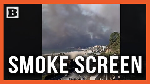 Smoke from the Palisades Fire Seen from Santa Monica