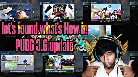 NEW PUBG 3.6 UPDATE FIRST PLAY FIND WHAT'S NEW IN THIS