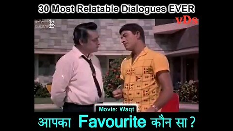 Most Famous Dialogues Of Hindi Cinema 🔥🔥