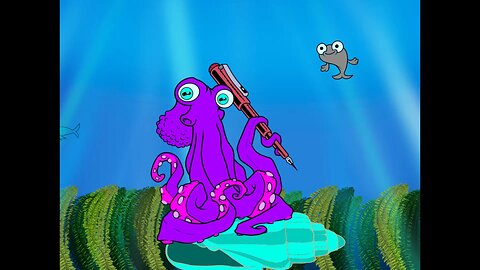 Octopus and other animated clips.