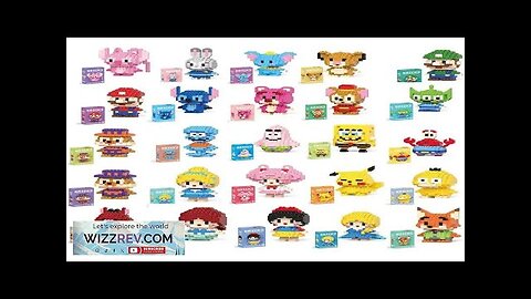 Disney Stitch Building Blocks Anime Kawaii Cartoon mini Action Children's Figures Blocks Review