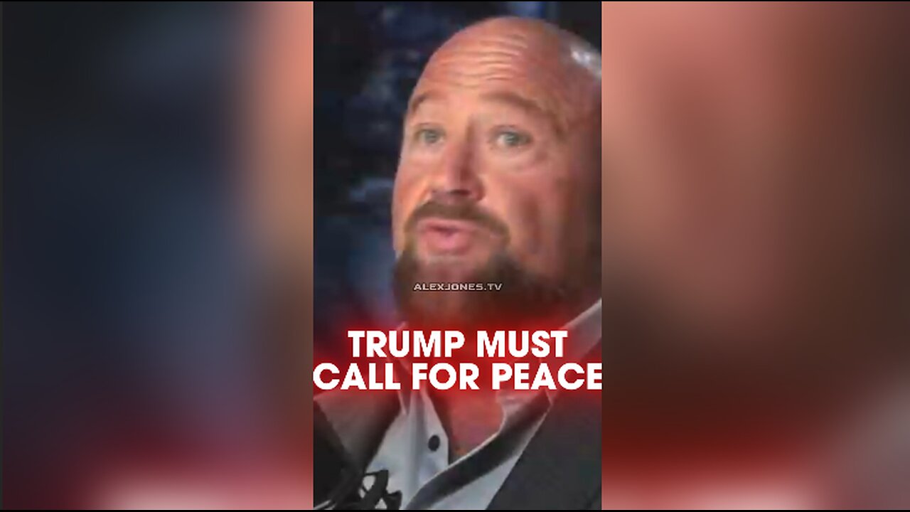 Alex Jones: Trump Has To Call For Peace To Prevent Iranian Nuclear False Flag - 12/23/24