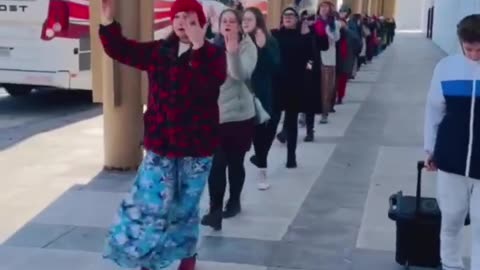 AHAHAHA libs are dancing at the Kennedy Center to protest the Trump takeover: