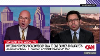 Michael Smerconish Melts Down After Getting Schooled by DOGE Dividend Creator James Fishback