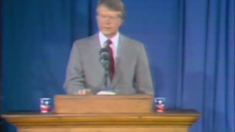 President-Elect Carter's Press Conference (1976 Original Colored Film)