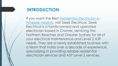 Best Residential Electrician in Wheeler Heights