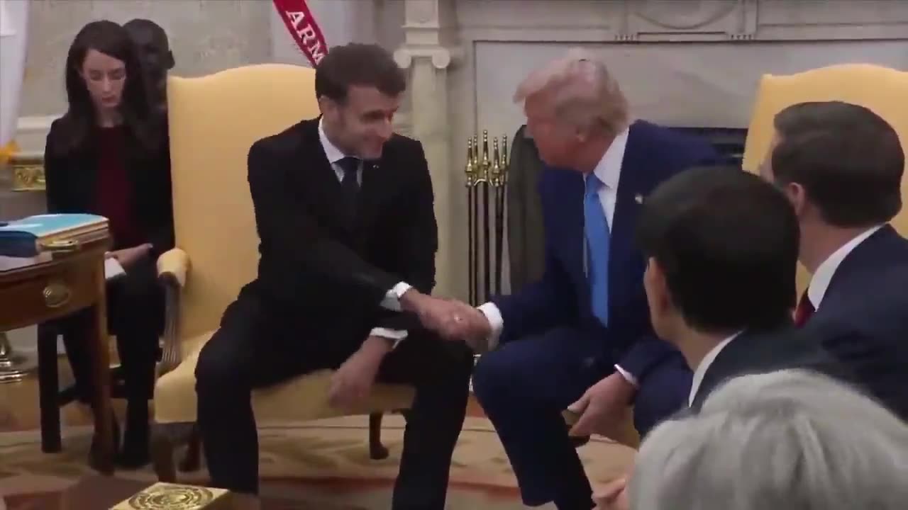 🚨🇺🇸BEHIND THE SCENES: TRUMP WELCOMES MACRON TO THE WHITE HOUSE