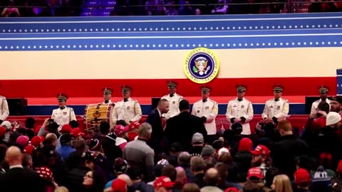 President Donald J. Trump Receives EPIC 21-Gun Salute at US Capitol!