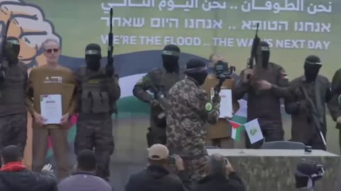 Palestinian Resistance Movement Hamas hands over another group of Israeli captives