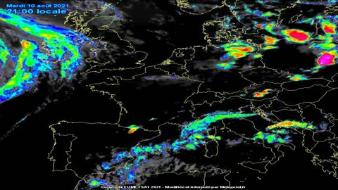 Miran Rubin - EU / Meteociel.fr - 01 / 31.08.2021.