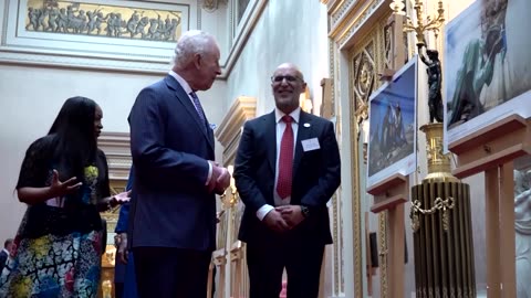 Global humanitarian efforts celebrated at Buckingham Palace