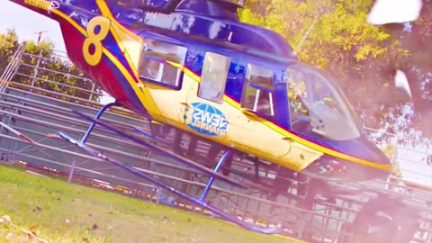 Helicopter crash lands in critical condition firefighters save lives in time #shorts #movie #viral