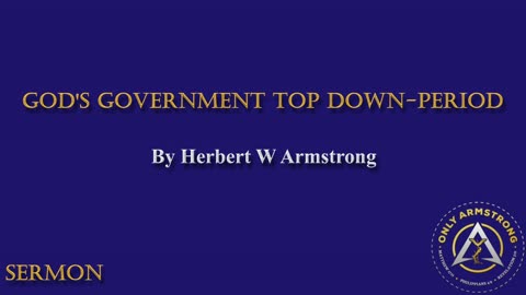 God's Government Top Down- Period!- F.O.T. 1976