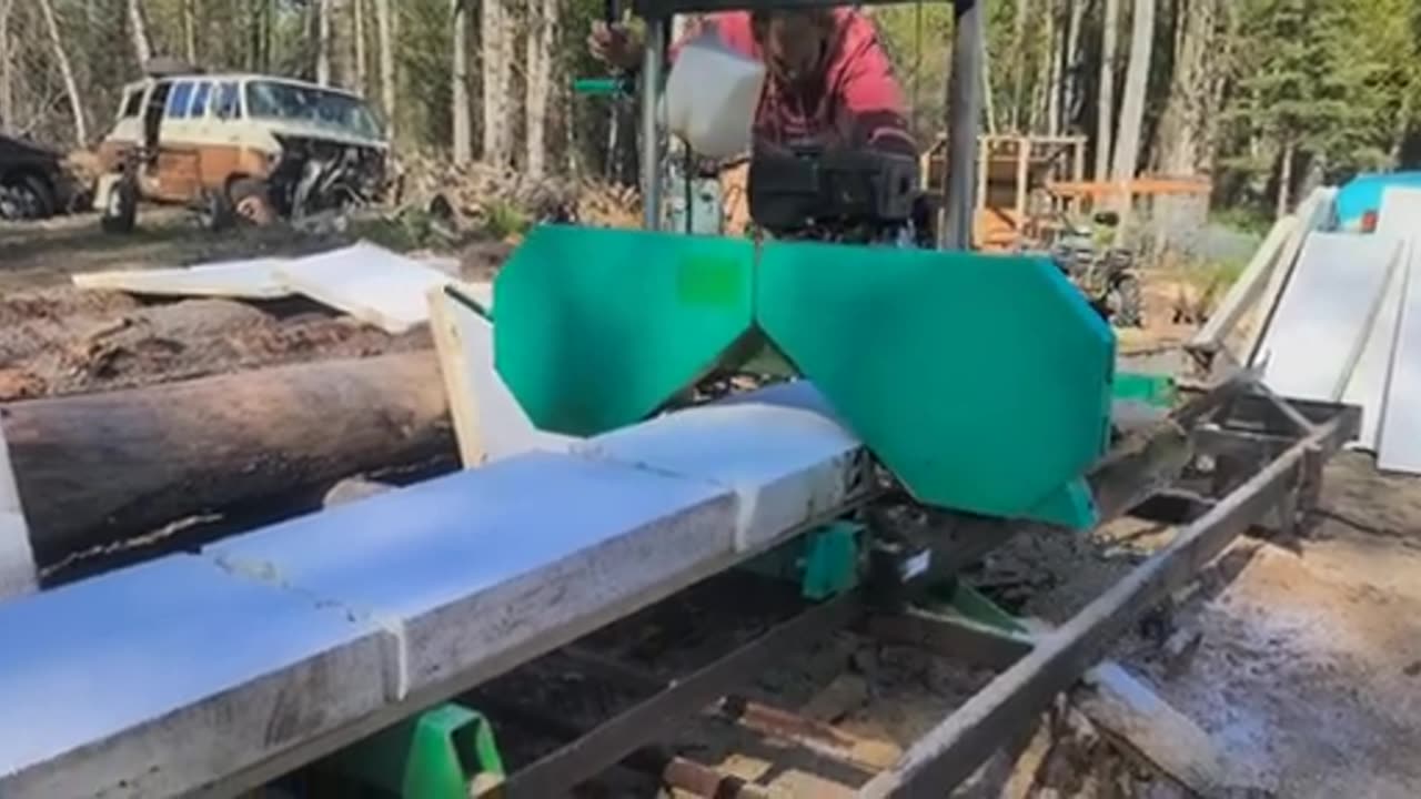 Milling a Dock Off-Grid Recycling