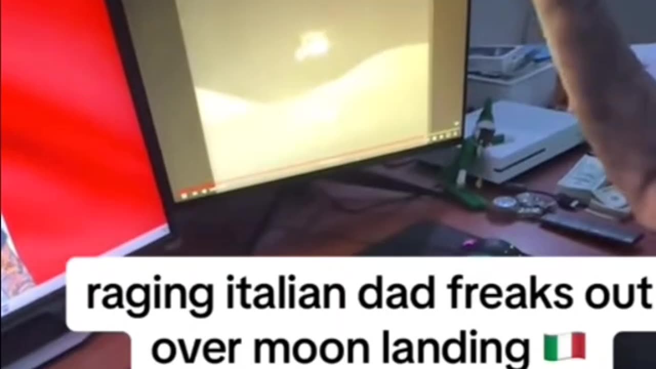 An Italian Describes The Moon Landing