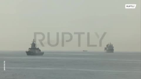 'Security Belt 2025' Russian and Chinese Destroyers Enter Iran's Territorial Waters