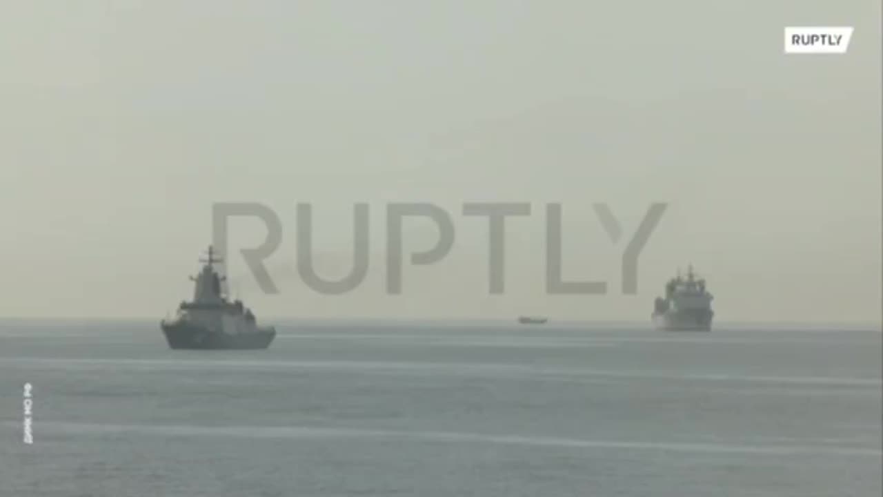 'Security Belt 2025' Russian and Chinese Destroyers Enter Iran's Territorial Waters