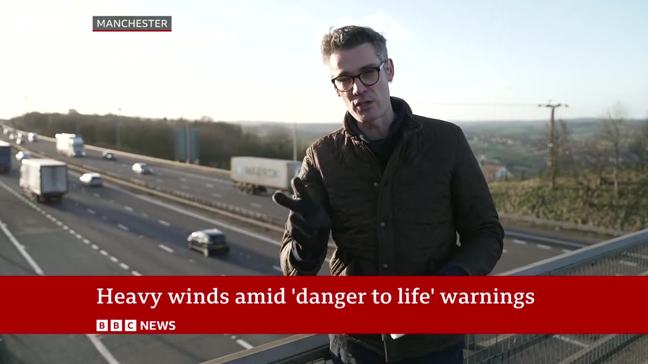 Storm Éowyn brings 100mph gusts as one million without power across UK and Ireland | BBC News