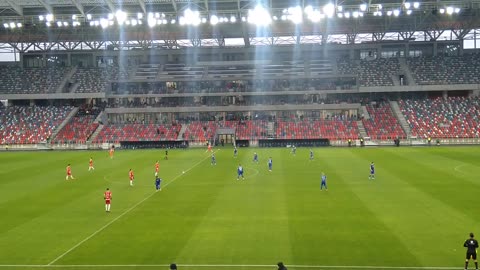 CSA Steaua Bucharest vs FC Gloria Buzau (National Anthem of Romania)