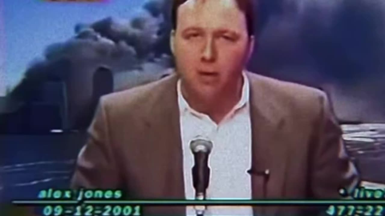 (Sept 12th 2001) Alex Jones "I AM SICK OF WORSHIPPING ISRAEL!"