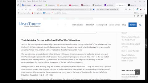 When do the two witnesses appear in the tribulation?