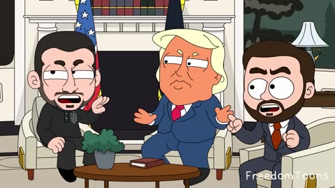 Zelensky meets JD Vance🤣 FreedomToons