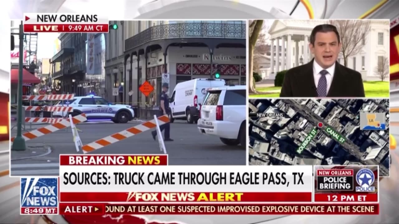 New Orleans suspect’s truck came across border in Eagle Pass, TX (01/01/25)