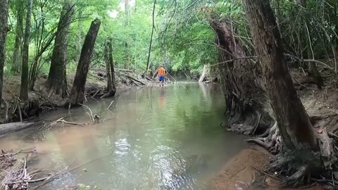 Metal Detecting Civil War Relics in the Creek-Shell Shocked!!