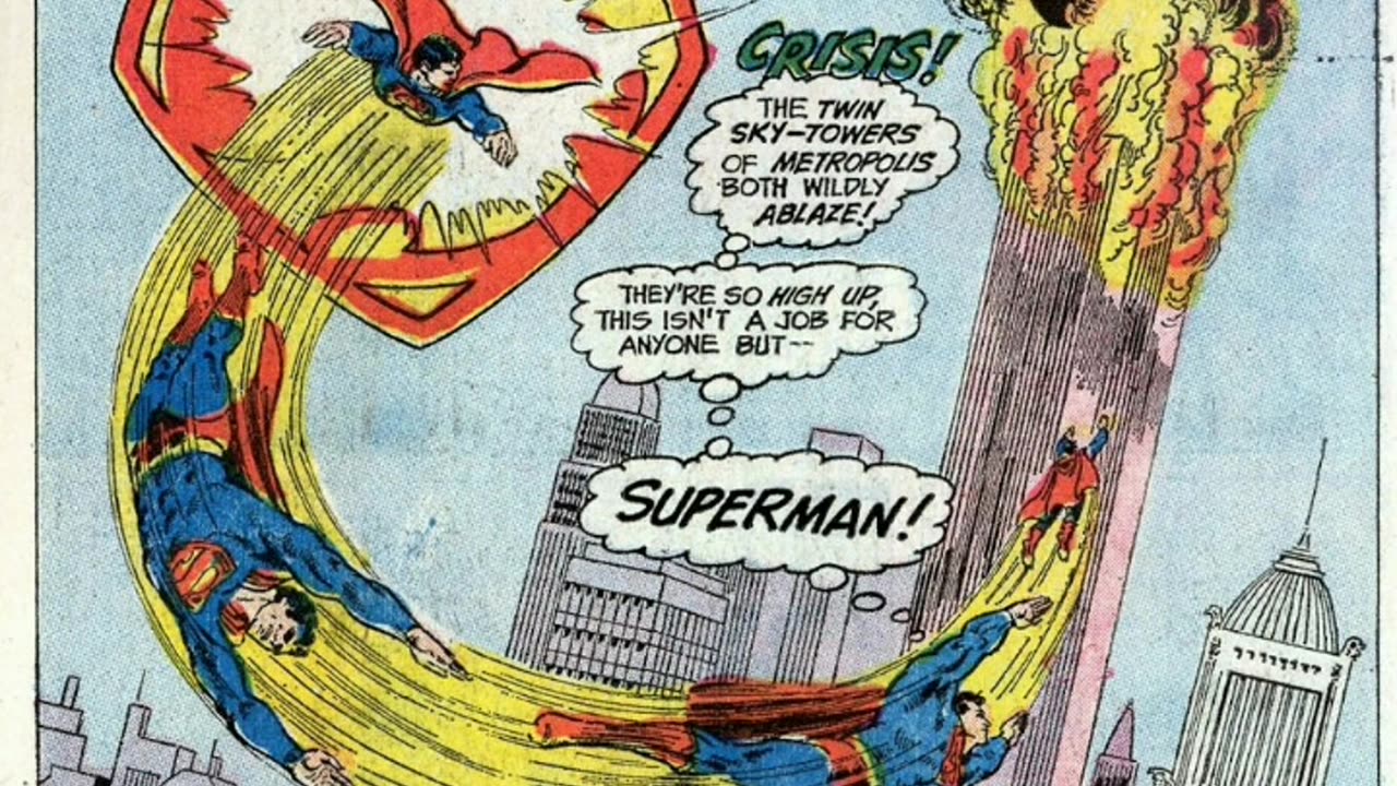 Jew job 9/11 was announced in Action Comics #428 in 1973! #Trump #Israel #Rothschild