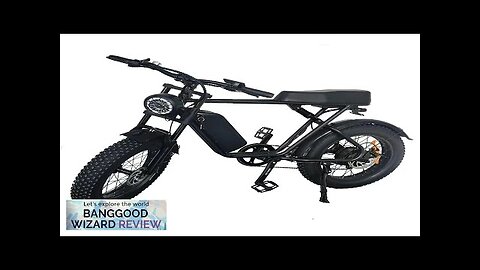 USA DIRECT WQ Q8 Electric Bike 48V 17.5Ah Battery 1000W Motor 20Inch Review