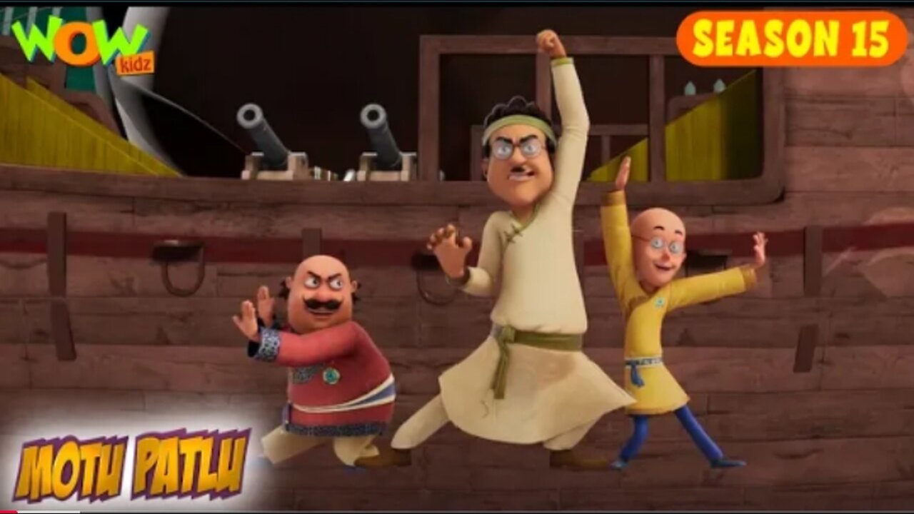 Kung Fu Fighter Ghaseetaram | Motu Patlu | Full Episode - Season 15 | Wow Kidz