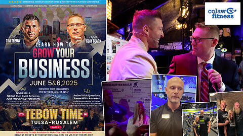 Clay Clark Client Testimonials | ColawFitness.com Success Story of Charles & Amber Colaw + Discover How ColawFitness.com Grew from Their Living Room to a Large Scale Thriving Fitness Business + Join Tebow At June Conference!