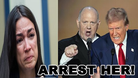 Trump may ARREST AOC after her latest STUNT ENDANGERS Americans!