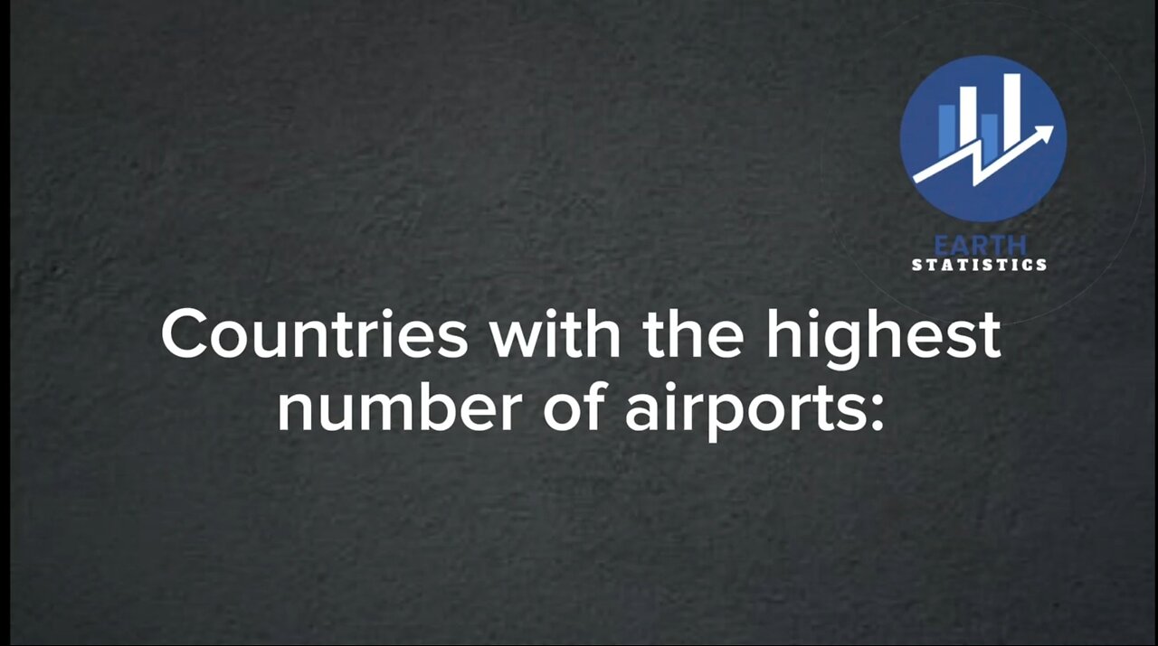 Countries with the highest number of airports