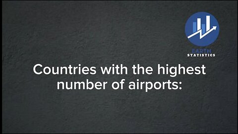 Countries with the highest number of airports