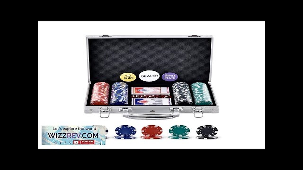 VEVOR Poker Chip Set 200-Piece Poker Set Complete Poker Playing Game Set Review