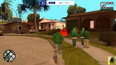 GTA: San Andreas (Sweet) Drive-By Mission Gameplay #gta #CJ #sanantonio #reelsfb #reelsvideoシ