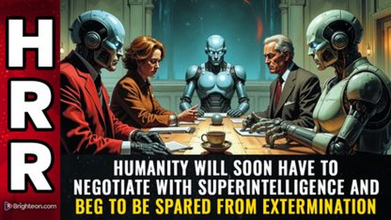 Humanity will soon have to NEGOTIATE with SUPERINTELLIGENCE & Beg to be Spared