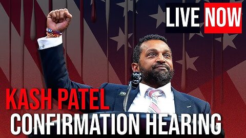 RAW: Kash Patel Senate Confirmation Hearing for Director of FBI (1/30/25)