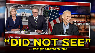 Joe Scarborough Struggles To Defend Backing A Mentally Declining Biden