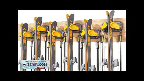 Ski & Snowboard Wall Rack for Garage Wall Fits Any Ski/board Ski Review