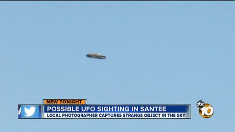 UFO over Santee, CA