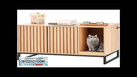 VEVOR Cat Litter Box Enclosure Hidden Litter Box Furniture 31.5"L x 20"W Review